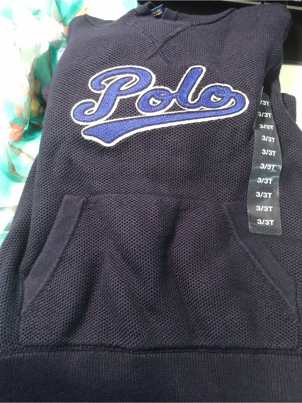 Polo Ralph Lauren navy hooded